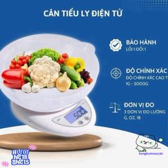 Cân Điện Tử Mini B05 - Cân Chính Xác 1g-5kg Dùng Trong Bếp - Thiết Kế Gọn Nhẹ Với Màn Hình LCD Rõ Ràng