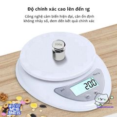 Cân Điện Tử Mini B05 - Cân Chính Xác 1g-5kg Dùng Trong Bếp - Thiết Kế Gọn Nhẹ Với Màn Hình LCD Rõ Ràng