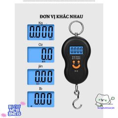 Cân Mini Điện Tử Móc Mặt Cười - Cân Cầm Tay Tải Trọng 10-50kg, Dễ Dàng Mang Theo, Độ Chính Xác Cao, Tiện Dụng Cho Mỗi Chuyến Đi