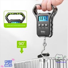 Cân điện tử BANGSHE 50kg có màn hình LED sạc USB - Cân treo mini cho hành lý, cá và du lịch - Tiện lợi, nhỏ gọn, dễ sử dụng