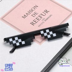Kính Mát Mosaic Thug Life UV400 - Phong Cách Hip Hop Độc Đáo Dành Cho Nam Nữ - Thời Trang Đường Phố Tươi Mới