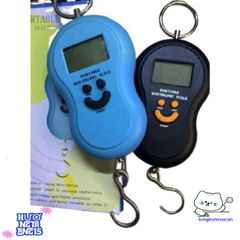 Cân Điện Tử Cầm Tay Mini 40kg Mặt Cười - Màn Hình LCD Chính Xác, Gọn Nhẹ Dễ Mang Theo, Thích Hợp Đi Chợ, Du Lịch