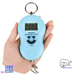 Cân Điện Tử Cầm Tay Mini 40kg Mặt Cười - Màn Hình LCD Chính Xác, Gọn Nhẹ Dễ Mang Theo, Thích Hợp Đi Chợ, Du Lịch
