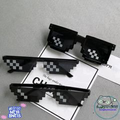 Kính Mát Mosaic Hai Chiều Disco Punk Thug Life - Phong Cách Năng Động, Bảo Vệ UV400, Tầm Nhìn HD, Thời Trang Độc Đáo