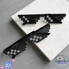 Kính Mát Mosaic Hai Chiều Disco Punk Thug Life - Phong Cách Năng Động, Bảo Vệ UV400, Tầm Nhìn HD, Thời Trang Độc Đáo