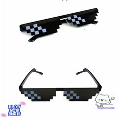 Kính Thug Life Chống Tia UV - Phụ Kiện Thời Trang Cho Gamer, Gọng Gập Gọn, Phong Cách Ấn Tượng