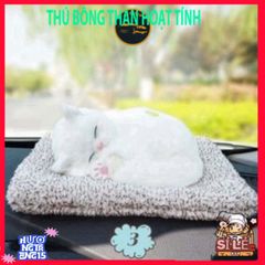 Cún Mèo Than Hoạt Tính 21x28cm - Khử Mùi Ô Tô Hiệu Quả và Đáng Yêu Trang Trí Nội Thất Xe Hơi