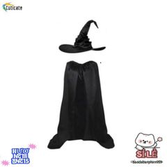 Bộ Áo Choàng và Mũ Phù Thủy Halloween êm Ái - Phụ Kiện Hóa Trang Cho Dịp Lễ Hội, Diễn Xuất, và Sự Kiện Nghệ Thuật