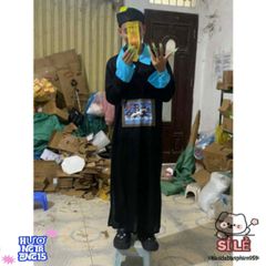Bộ Trang Phục Halloween Cương Thi Hắc Bạch Vô Thường Cho Người Lớn - Halloween Cosplay Đáng Sợ và Bí Ẩn