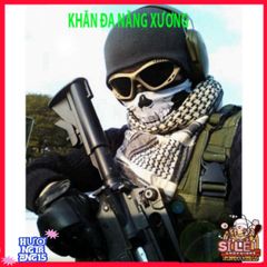 Combo 8 Khăn Đa Chức Năng Họa Tiết Xương Sọ - Màu Sắc Rực Rỡ, Chất Liệu Vải Thun Co Giãn 50cm, Lý Tưởng Cho Du Lịch Và Thể Thao