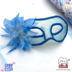Mặt Nạ Nửa Mặt Hoa Ren Độc Đáo Cho Trang Phục Halloween - Đạo Cụ Trang Điểm Thời Trang Dành Cho Tiệc Tùng Ấn Tượng