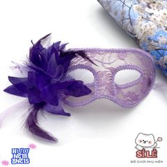Mặt Nạ Nửa Mặt Hoa Ren Độc Đáo Cho Trang Phục Halloween - Đạo Cụ Trang Điểm Thời Trang Dành Cho Tiệc Tùng Ấn Tượng