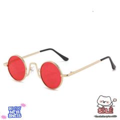 Kính Mắt Tròn Kim Loại Thời Thượng - Kính Chống UV, Phụ Kiện Thời Trang Độc Đáo Cho Nam Nữ