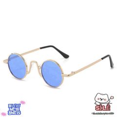 Kính Mắt Tròn Kim Loại Thời Thượng - Kính Chống UV, Phụ Kiện Thời Trang Độc Đáo Cho Nam Nữ