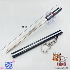 Móc Khóa Mini Kiếm Samurai One Piece - Phụ Kiện Anime Chất Liệu Titan Không Gỉ, Quà Tặng Thú Vị Cho Fan Hâm Mộ