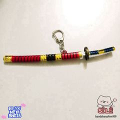 Móc Khóa Katana Zoro One Piece - Thiết Kế Độc Đáo Samurai 16cm Bằng Hợp Kim Không Gỉ - Quà Tặng Anime Thời Trang