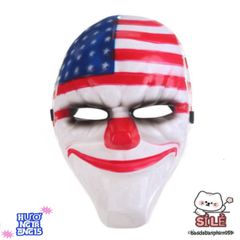 Mặt Nạ Hề Mũi Đỏ PAYDAY Cờ Mỹ - Phụ Kiện Halloween & Trung Thu Độc Đáo Cho Bữa Tiệc Barbershop