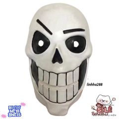 Mặt Nạ Papyrus Cosplay Legend of the Sans - Phụ Kiện Hóa Trang Halloween 3D Cho Fan Game, Chất Liệu Latex An Toàn