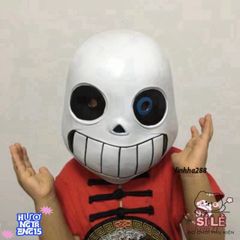 Mặt Nạ Papyrus Cosplay Legend of the Sans - Phụ Kiện Hóa Trang Halloween 3D Cho Fan Game, Chất Liệu Latex An Toàn