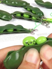 Móc Khóa Hạt Đậu Xanh Dễ Thương - Phụ Kiện Thời Trang Giải Tỏa Căng Thẳng, Thiết Kế Độc Đáo Từ XoHa.House