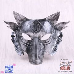 Mặt Nạ Sói Bí Ẩn - Phụ Kiện Trang Trí Độc Đáo Cho Quán Cà Phê và Cửa Hàng Thời Trang
