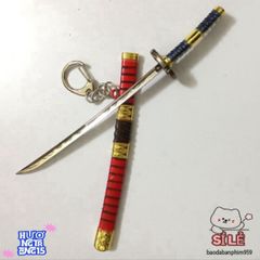 Móc Khóa Kiếm Katana Zoro - One Piece Anime Chất Liệu Hợp Kim Không Gỉ, Món Quà Thú Vị cho Người Hâm Mộ