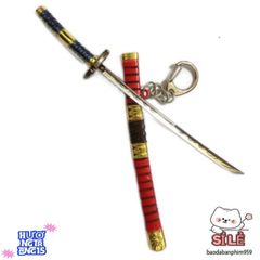 Móc Khóa Kiếm Katana Zoro One Piece - Phụ Kiện Anime Độc Đáo, Quà Tặng Cho Fan Manga, Thiết Kế Samarai 15cm Chất Liệu Bền Bỉ