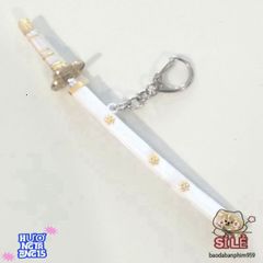 Móc Khóa Kiếm Katana Zoro One Piece - Phụ Kiện Anime Độc Đáo, Quà Tặng Cho Fan Manga, Thiết Kế Samarai 15cm Chất Liệu Bền Bỉ
