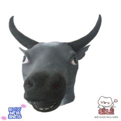 Mặt Nạ Bò Tót Trùm Đầu - Phụ Kiện Hóa Trang Độc Đáo Cho Halloween, Lễ Hội Trung Thu và Quay Video TikTok