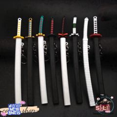 Móc Khóa Kim Loại Katana Zoro Law One Piece 16cm - Phụ Kiện Anime Nhật Bản Chống Gỉ, Quà Tặng Độc Đáo