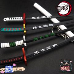Móc Khóa Kim Loại Katana Zoro Law One Piece 16cm - Phụ Kiện Anime Nhật Bản Chống Gỉ, Quà Tặng Độc Đáo