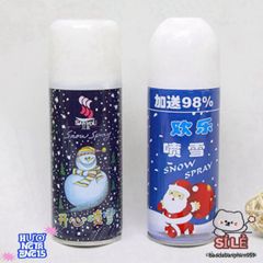 Bình Chai Xịt Tuyết 210ml - Công Nghệ Nén Khí Trang Trí Giáng Sinh & Mùa Đông, Tạo Không Gian Tuyết Huyền Ảo