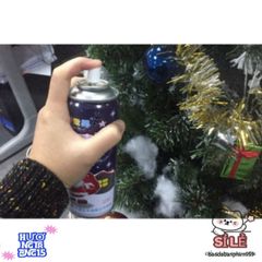 Bình Chai Xịt Tuyết 210ml - Công Nghệ Nén Khí Trang Trí Giáng Sinh & Mùa Đông, Tạo Không Gian Tuyết Huyền Ảo