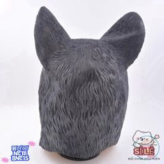 Mặt Nạ Chó Ngáo HUSKY - Phụ Kiện Hóa Trang Thú Vị Cho Halloween - Chất Liệu Latex Tự Nhiên, Kích Thước Phù Hợp Mọi Lứa Tuổi
