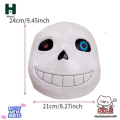 Mặt Nạ Toàn Đầu Undertale Sans Cho Halloween - Phụ Kiện Hóa Trang Nam Nữ, Lý Tưởng Cho Tiệc & Lễ Hội Mardi Gras