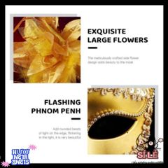 Mặt Nạ Lông Vũ Nghệ Thuật Dành Cho Tiệc Cưới – Mặt Nạ Đính Kim Cương Giả Thời Trang Cho Lễ Hội & Biểu Diễn