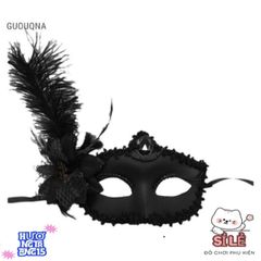 Mặt Nạ Ren Hoa Nửa Mặt Kim Cương Giả - Phụ Kiện Cosplay Sang Trọng Cho Nữ, Thới Trang Độc Đáo Cho Mọi Dịp