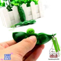 Móc Khóa Đậu Hà Lan Ngộ Nghĩnh - Phụ Kiện Dễ Thương Cho Túi Xách, Đồ Chơi Giải Trí Vui Nhộn Từ ILOVEDIY