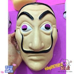 Mặt Nạ La Casa De Papel Dali - Tạo Dáng Độc Đáo Cho Halloween, Tiệc Hóa Trang, Chất Liệu Latex An Toàn