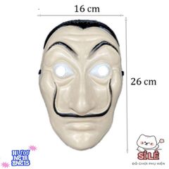 Mặt Nạ Dali Halloween - Phụ Kiện Thời Trang La Casa de Papel Cho Dịp Hóa Trang, Tiệc Cosplay, Quà Tặng Độc Đáo