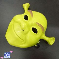 Mặt Nạ Cosplay Shrek Chất Liệu Nhựa - Phụ Kiện Halloween Biến Hình Nhân Vật Hoạt Hình Yêu Thích