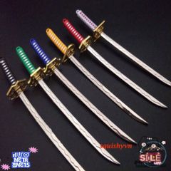 Móc Khóa Kiếm Katana Zoro Law One Piece 16cm - Phụ Kiện Thời Trang Anime Không Gỉ, Quà Tặng Độc Đáo cho Fan Hâm Mộ