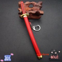 Móc Khóa Kiếm Katana Zoro Law One Piece 16cm - Phụ Kiện Thời Trang Anime Không Gỉ, Quà Tặng Độc Đáo cho Fan Hâm Mộ