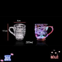 Cốc Phát Sáng Acrylic Rồng Đổi Màu - Cốc Uống Tiệc Tùng Độc Đáo, Sáng Tạo Cho Halloween và Giáng Sinh