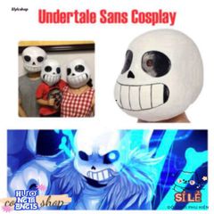 Mặt Nạ Mắt Xanh Sans - Phụ Kiện Thời Trang Game Undertale Cho Bữa Tiệc Hóa Trang & Cosplay