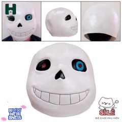 Mặt nạ cao su Undertale Sans cho Halloween - Phụ kiện hóa trang độc đáo cho lễ hội, tiệc tùng và Mardi Gras