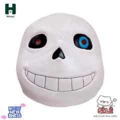 Mặt nạ cao su Undertale Sans cho Halloween - Phụ kiện hóa trang độc đáo cho lễ hội, tiệc tùng và Mardi Gras