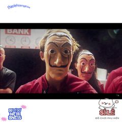 Mặt Nạ Hóa Trang Salvador Dali - La Casa De Papel Độc Đáo Cho Halloween & Lễ Hội, Phụ Kiện Thời Trang Ấn Tượng