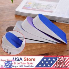 Bộ Lót Đế Giày Tăng Chiều Cao Nam Nữ US01 - Tăng Chiều Cao 2-2.5cm, Nhiều Màu Sắc, Thoải Mái, Cho Giày Thể Thao và Công Sở