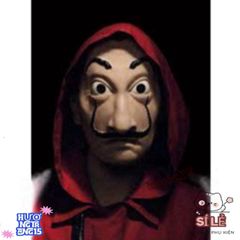 Mặt nạ Salvador Dali La Casa De Papel - Đồ hóa trang độc đáo cho Halloween và tiệc nhập vai - Quà tặng cho fan phim!